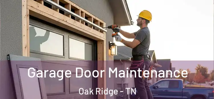 Garage Door Maintenance Oak Ridge - TN